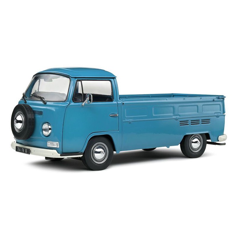 VW T2 Pick Up '68 (Blauw) - 1:18 - Solido