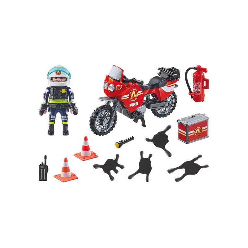 Playmobil Action Heroes- 71466 Brandweer op de plaats van het ongeval