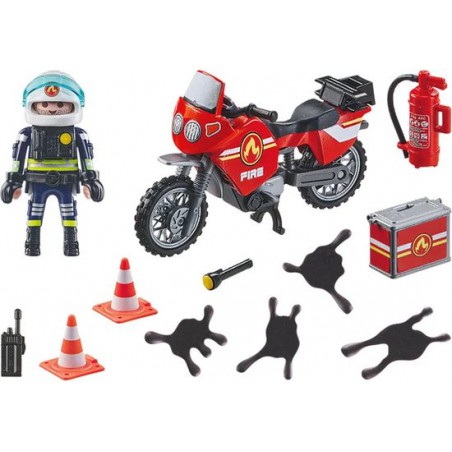 Playmobil Action Heroes- 71466 Brandweer op de plaats van het ongeval