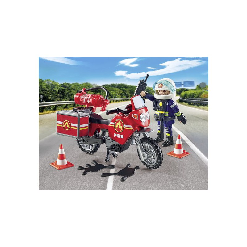 Playmobil Action Heroes- 71466 Brandweer op de plaats van het ongeval