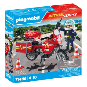 Playmobil Action Heroes- 71466 Brandweer op de plaats van het ongeval