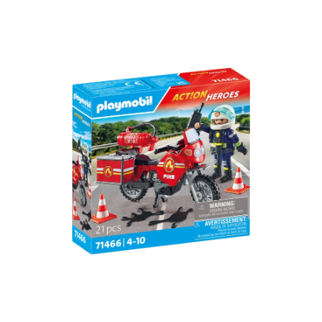 Playmobil Action Heroes- 71466 Brandweer op de plaats van het ongeval