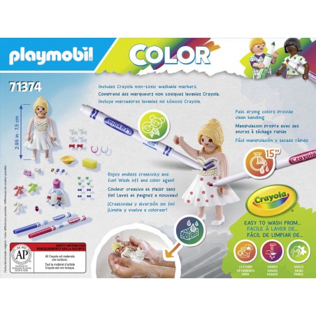 Playmobil Color - 71374 Modieuze jurk