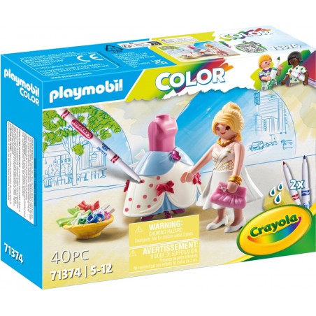 Playmobil Color - 71374 Modieuze jurk