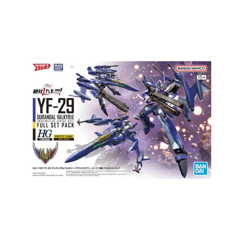 YF-29 Durandal Valkyrie 1:100, Bandai