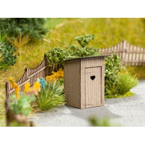 Toilethuisje, Lasercut, Noch, 14359