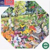 Edible Mushrooms Eeboo 500XL stukjes octagonaal  puzzel