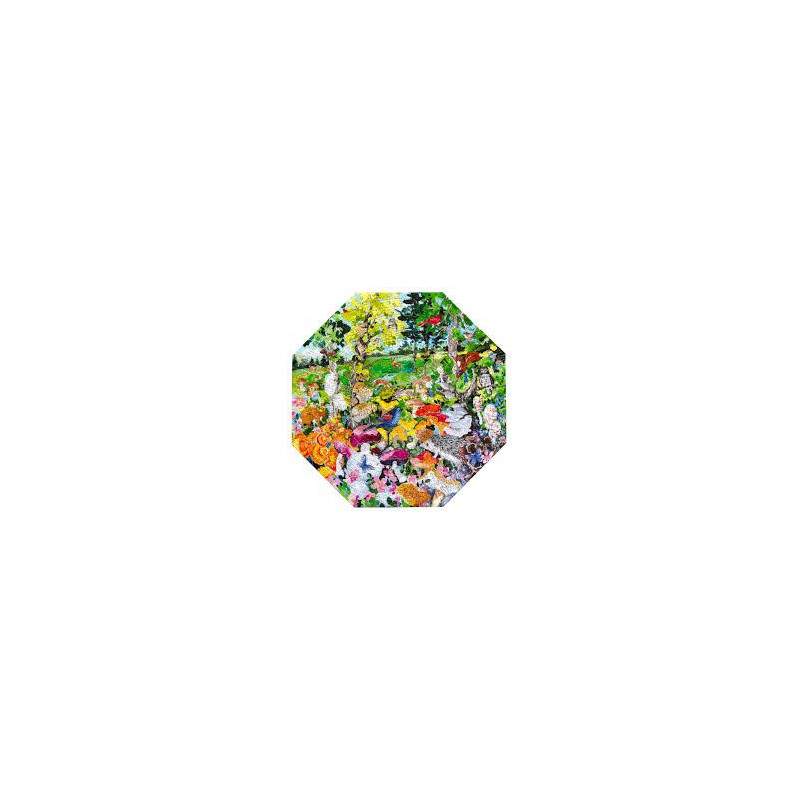 Edible Mushrooms Eeboo 500XL stukjes octagonaal  puzzel