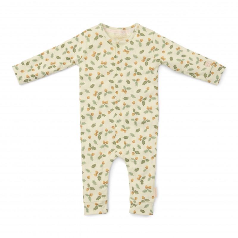 Eendelige pyjama, Forest Leaves - Little Dutch