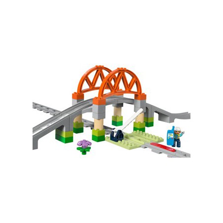 LEGO DUPLO - 10426 Treinbrug en rails uitbreidingsset