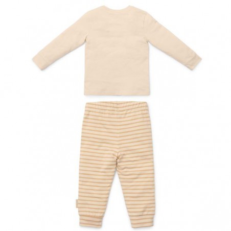 Tweedelige pyjama, Natural Stripes - Little Dutch