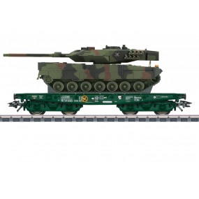 Märklin-H0, Platte draagwagen Rlmmps, 48843