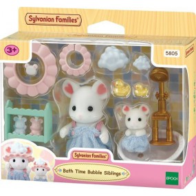 Sylvanian Families - Bubbel badtijd broer- zus 5805