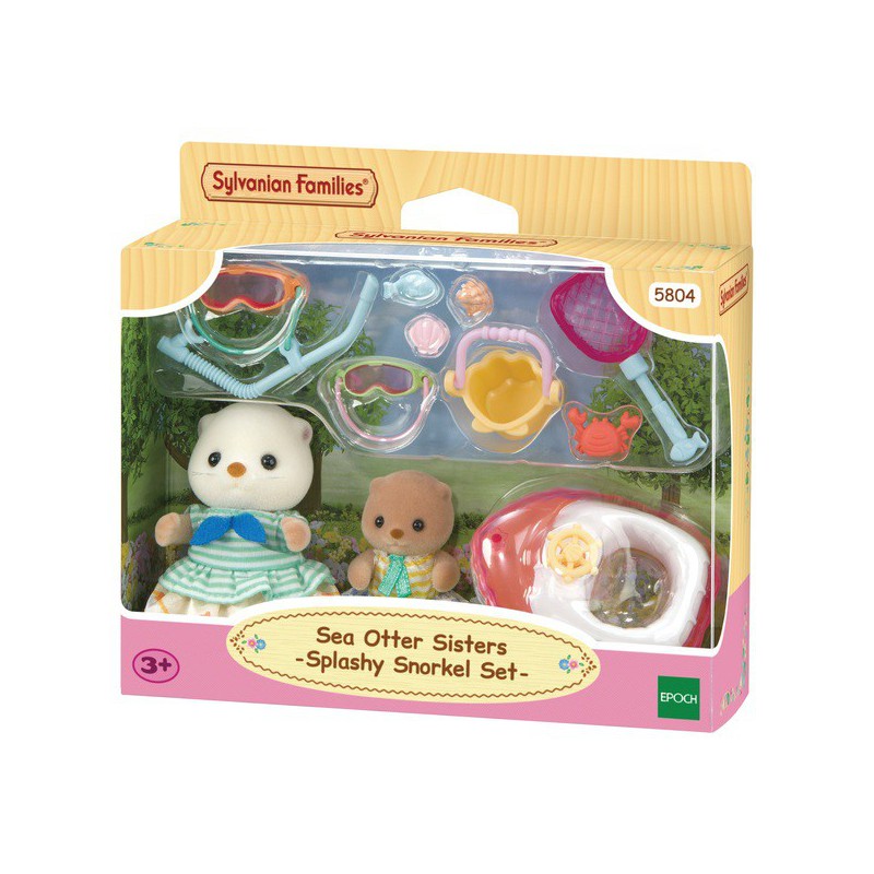 Sylvanian Families - Zeeotter zussen- splashy snorkel set 5804
