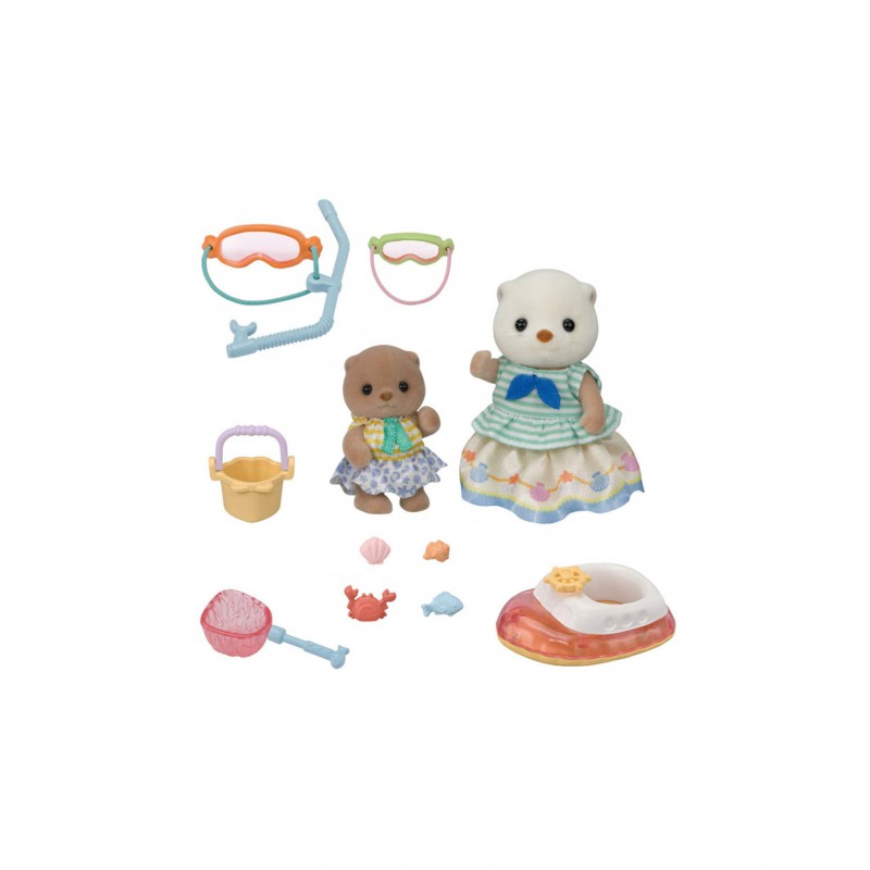 Sylvanian Families - Zeeotter zussen- splashy snorkel set 5804