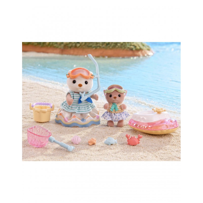 Sylvanian Families - Zeeotter zussen- splashy snorkel set 5804