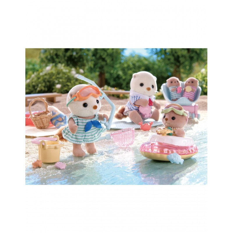Sylvanian Families - Zeeotter zussen- splashy snorkel set 5804