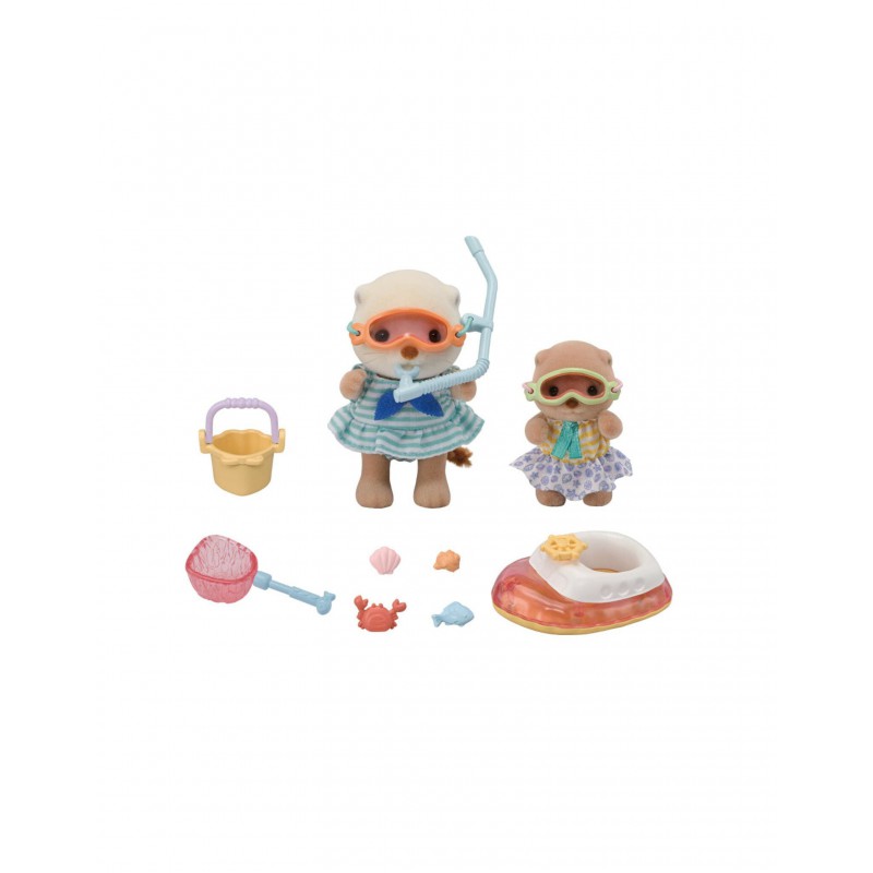 Sylvanian Families - Zeeotter zussen- splashy snorkel set 5804