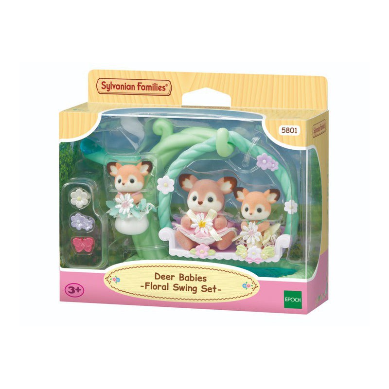 Sylvanian Families - Baby hertjes bloemen schommel 5801