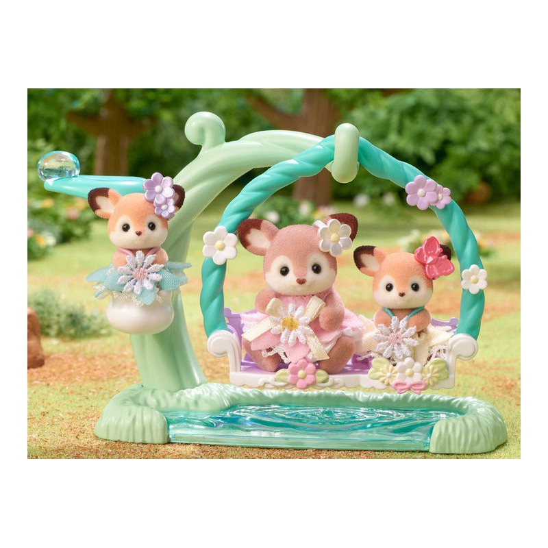 Sylvanian Families - Baby hertjes bloemen schommel 5801