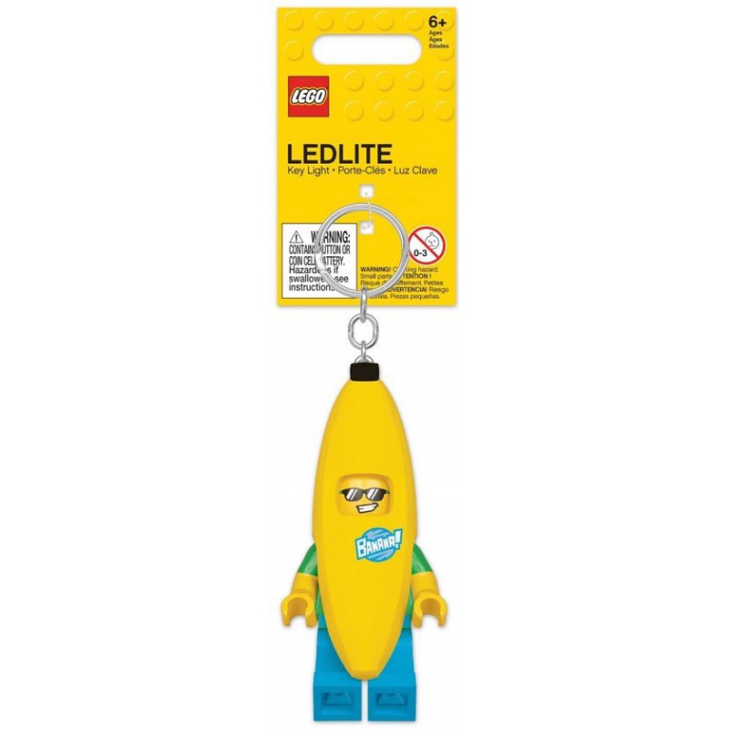 LEGO - LED Sleutelhanger, Bananenman