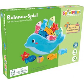 Spielmaus Houten Balans-spel Dolfijn, 14st