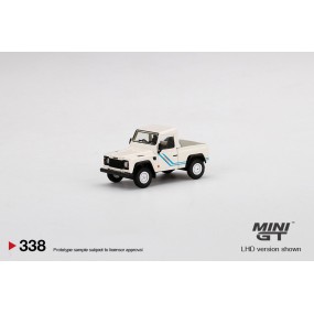 Landrover Defender 90 Pick-Up White Mini GT (338) (blister verpakking)