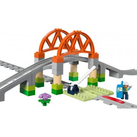 LEGO DUPLO - 10426 Treinbrug en rails uitbreidingsset