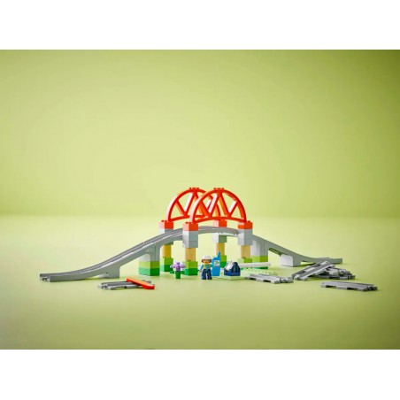 LEGO DUPLO - 10426 Treinbrug en rails uitbreidingsset