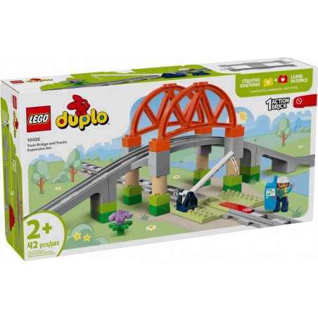 LEGO DUPLO - 10426 Treinbrug en rails uitbreidingsset