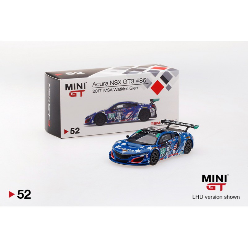 Acura NSX GT3 #86 Mini GT (52) (blister verpakking)