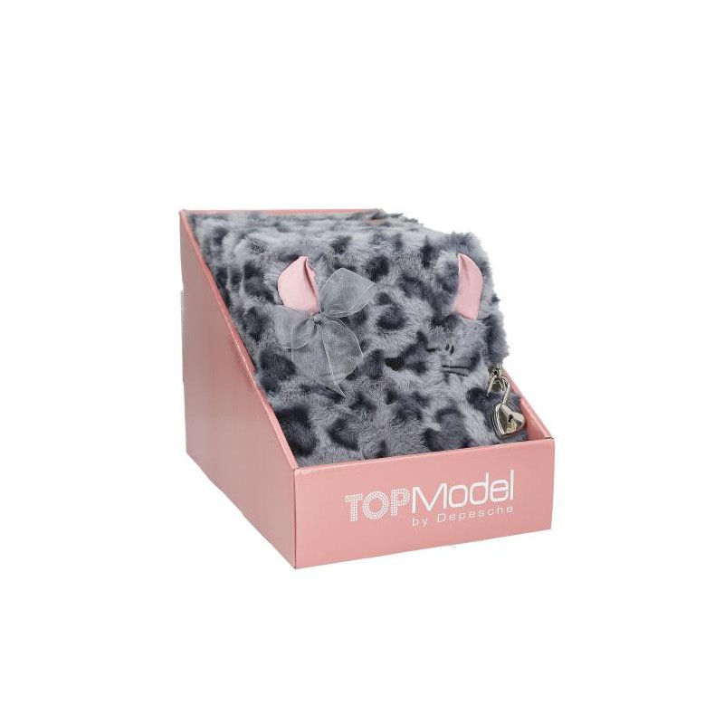 TOPModel Dagboek met slot blauw COSY CAT 13356