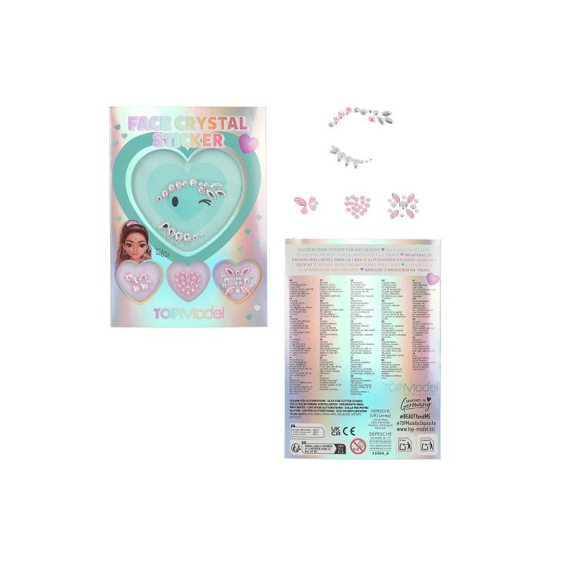 TOPModel, Face crystal stickers BEAUTY and ME 13254