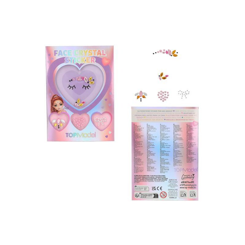 TOPModel, Face crystal stickers BEAUTY and ME 13254