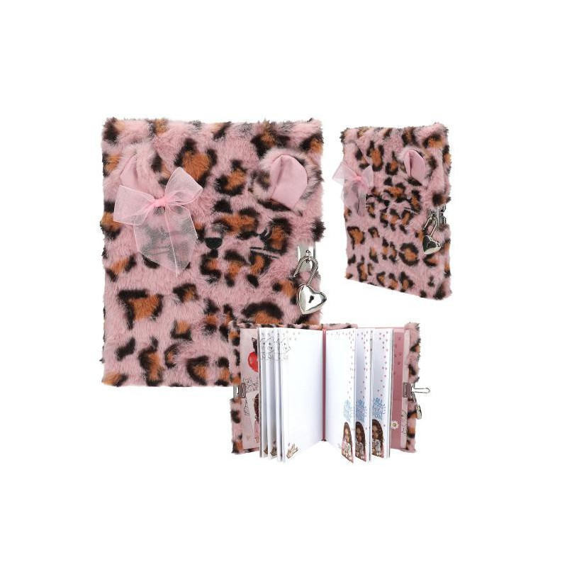 TOPModel, Dagboek met slot roze COSY CAT 13357