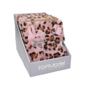 TOPModel Dagboek met slot roze COSY CAT 13357