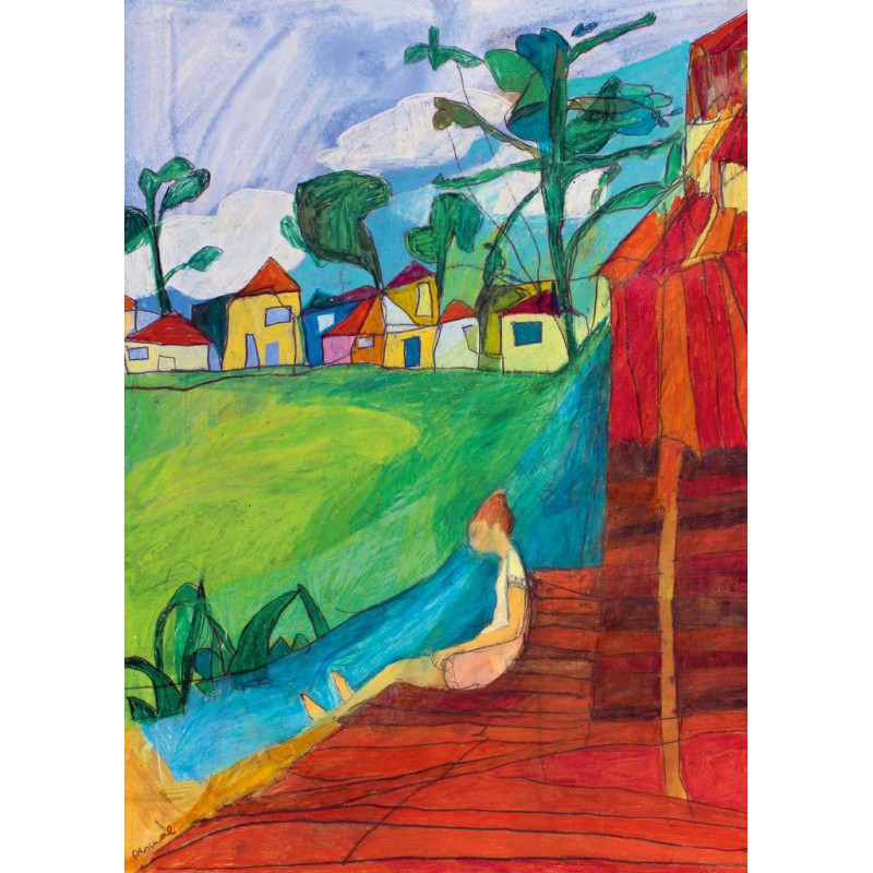 Daily life, By the river Heye Puzzel 1000 stukjes