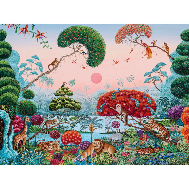 Jungle Paradise exotic garden Heye puzzel 1500 stukjes