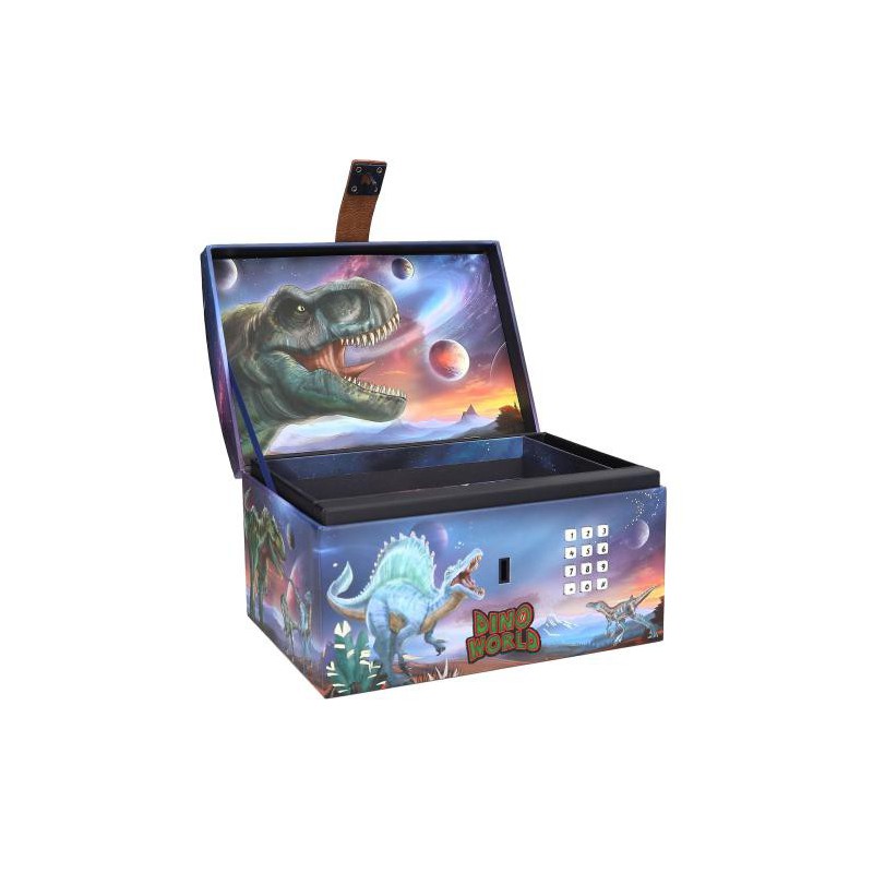 Dino World, Schatkist met code, geluid & licht 13441
