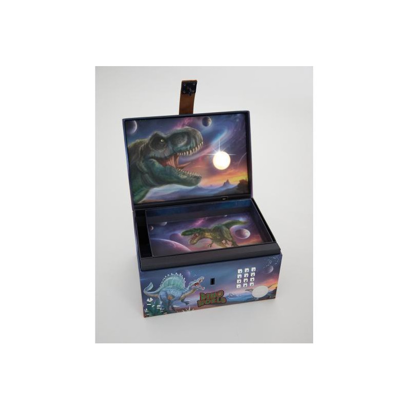 Dino World, Schatkist met code, geluid & licht 13441