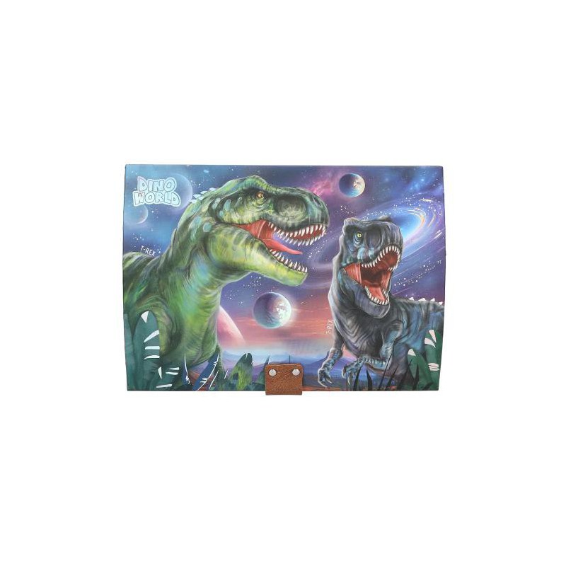 Dino World, Schatkist met code, geluid & licht 13441