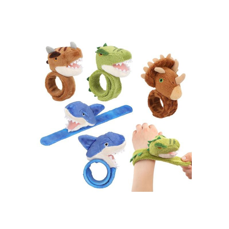 Dino World, Klaparmband knuffel 13219