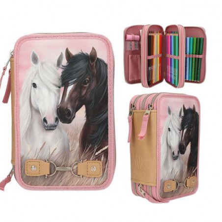 Miss Melody, 3-vaks etui DUSTY ROSE 13187