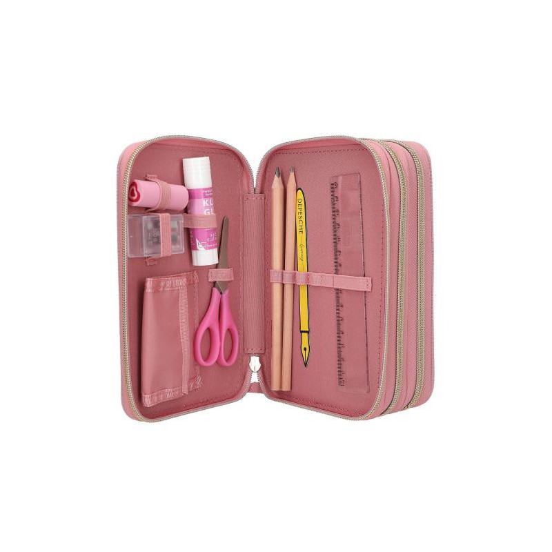 Miss Melody, 3-vaks etui DUSTY ROSE 13187