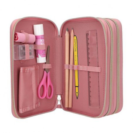 Miss Melody, 3-vaks etui DUSTY ROSE 13187