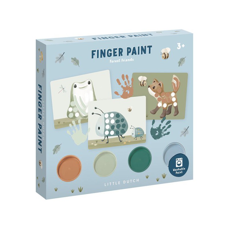 Vingerverf set, Forest Friends - Little Dutch