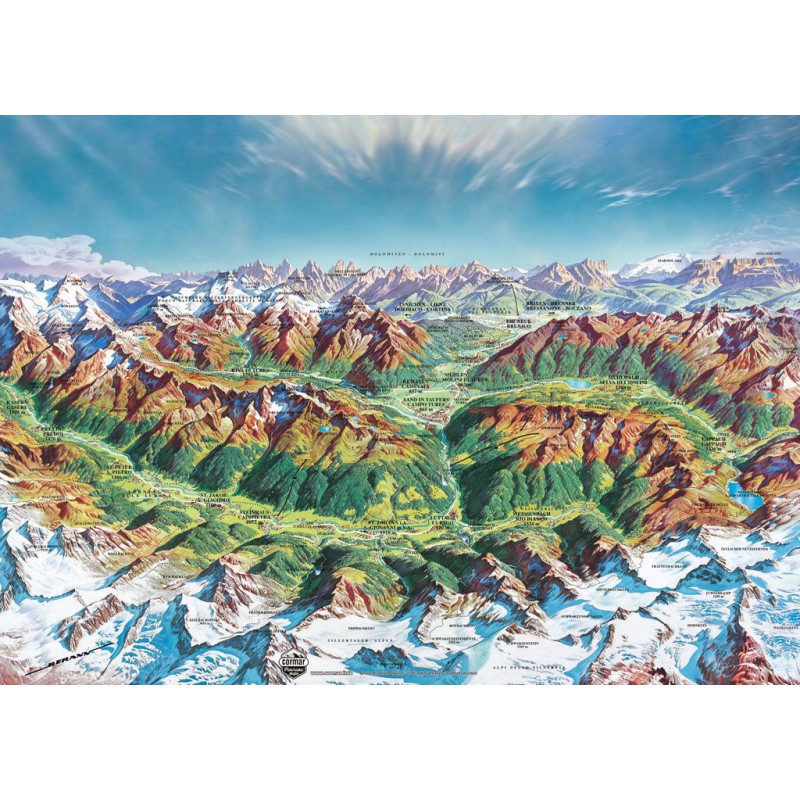 Alpine Mountain World, , Heye Puzzel 2000 stukjes