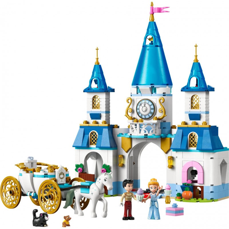 LEGO DISNEY Princess - 43275 Assepoesters kasteel en paardenkoets