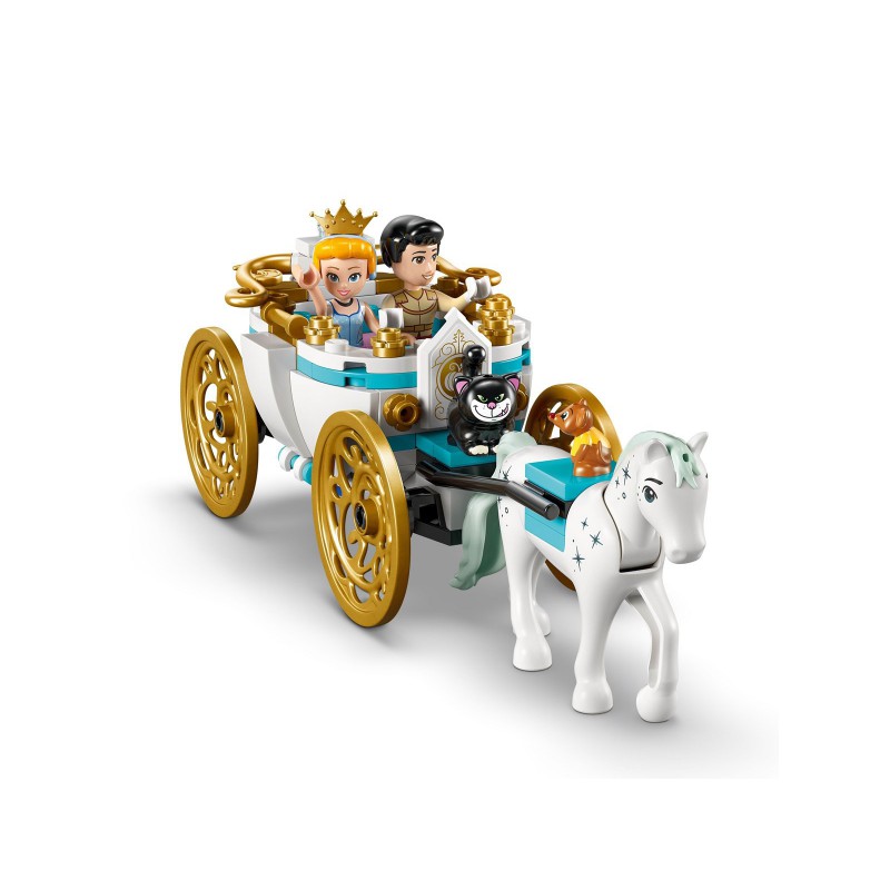 LEGO DISNEY Princess - 43275 Assepoesters kasteel en paardenkoets