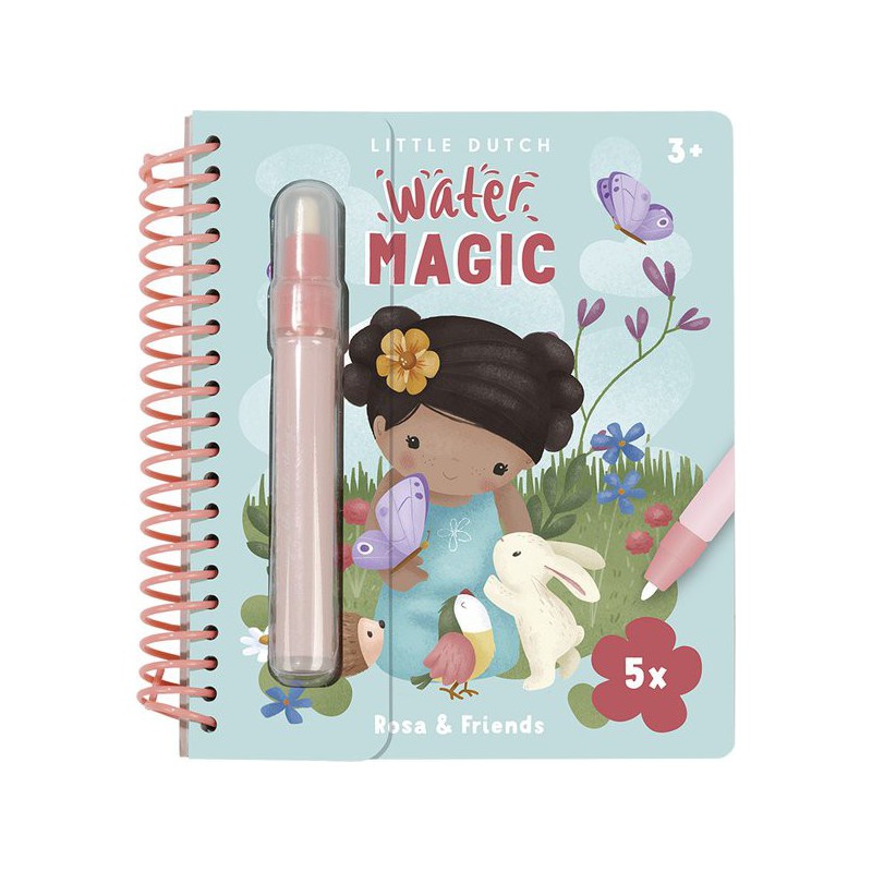 Watertekenboek, Rosa & Friends - Little Dutch